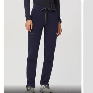 Figs Yola High Waist - Skinny Pants - XSP Navy